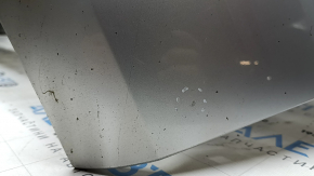 Rear bare bumper Volvo XC60 18-21 for parking sensors and BSM, without park assist, silver, scratches, bumps, scuffed