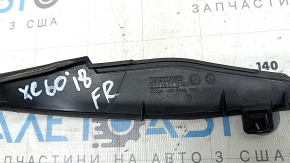 Right windshield molding Volvo XC60 18-26 black matte, scratches