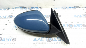Right side mirror VW Jetta 19-26 5+2 pins, BSM, heated, blue