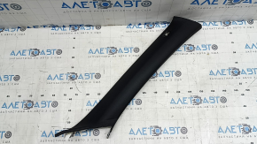 Upper right front pillar trim Volvo XC60 18-26 black, without plug, scratches, needs cleaning