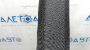 Upper right front pillar trim Volvo XC60 18-26 black, without plug, scratches, needs cleaning