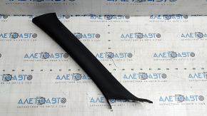 Upper left front pillar trim Volvo XC60 18-26 black, without plug, scratches, needs cleaning