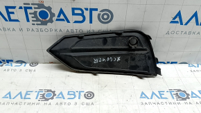 Right front bumper grille Volvo XC60 18-21 for parking sensors, structure, scratches