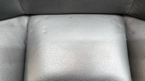 Passenger seat Volvo XC60 18-26 with airbag, electric, heated, black leather, with control unit, needs cleaning, dented, bruised, scuffed