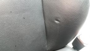 Passenger seat Volvo XC60 18-26 with airbag, electric, heated, black leather, with control unit, needs cleaning, dented, bruised, scuffed