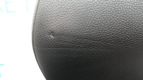 Passenger seat Volvo XC60 18-26 with airbag, electric, heated, black leather, with control unit, needs cleaning, dented, bruised, scuffed