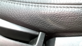 Passenger seat Volvo XC60 18-26 with airbag, electric, heated, black leather, with control unit, needs cleaning, dented, bruised, scuffed