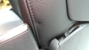 Passenger seat Volvo XC60 18-26 with airbag, electric, heated, black leather, with control unit, needs cleaning, dented, bruised, scuffed
