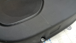 Door trim, rear right card, Volvo XC60 18-22, black leather, armrest and insert, black leather, with speaker trim, bump, scratches
