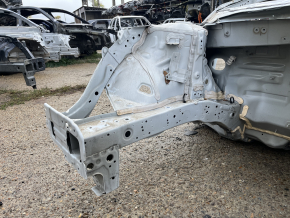Front right quarter of Honda Accord 23-26 on the body, white, dented pillar
