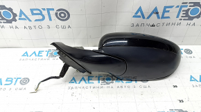 Left side mirror assembly Honda Accord 23-25 3 pins, black gloss, in resin, pokes