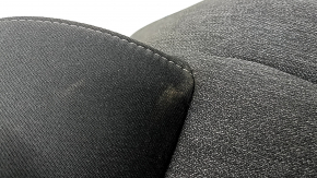 The back of the rear row of seats, left, Honda Accord 23-26, black fabric, with white stitching, for cleaning