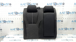 Right rear seat backrest Honda Accord 23-26, black fabric, with white stitching, with armrest, dry-cleanable, dented