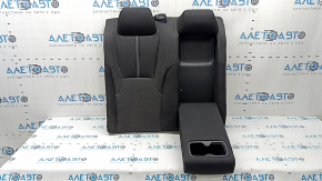 Right rear seat backrest Honda Accord 23-26, black fabric, with white stitching, with armrest, dry-cleanable, dented