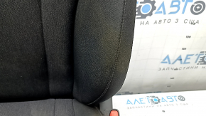 Passenger seat Honda Accord 23-26 without airbag, mechanical, black fabric with white stitching, without headrest, dry cleanable