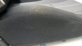 Passenger seat Honda Accord 23-26 without airbag, mechanical, black fabric with white stitching, without headrest, dry cleanable