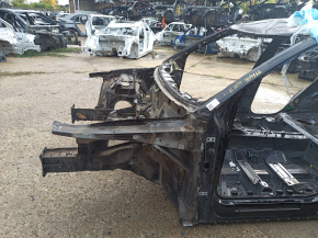 Front left quarter panel for Audi Q5 80A 18-25 on the body, black