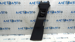 Center pillar trim, upper belt, right, Volvo XC60 18-26, black, worn