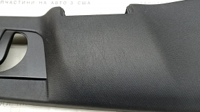 Center pillar trim, upper belt, right, Volvo XC60 18-26, black, worn