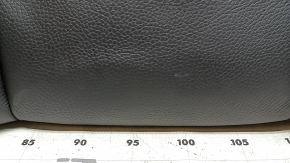 Rear seat backrest 2nd row left Volvo XC60 18-26 black leather, with headrest, scratch