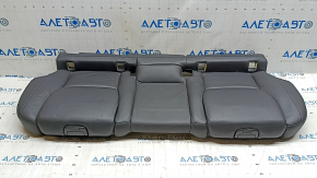 Rear seat cushion 2nd row Volvo XC60 18-26 black leather, with child seat, dent, rusty frame