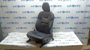 Driver's seat Volvo XC60 18-22 with airbag, electric, heated, black leather, with control unit, scratches, dented