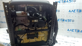 Driver's seat Volvo XC60 18-22 with airbag, electric, heated, black leather, with control unit, scratches, dented