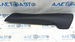 Side bolster for 2nd row of seats, left, Volvo XC60 18-26, black leather