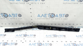 Front panel trim right VW Jetta 25-26 black leather, broken fastener