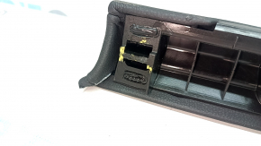 Front panel trim right VW Jetta 25-26 black leather, broken fastener