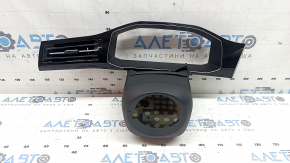 VW Jetta 25-26 black front panel trim, instrument panel frame, with deflector, with steering column frame, scratches