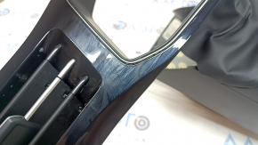 VW Jetta 25-26 black front panel trim, instrument panel frame, with deflector, with steering column frame, scratches