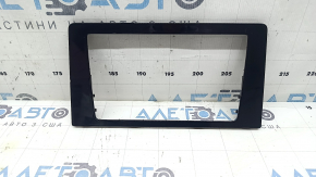 Front panel trim monitor frame VW Jetta 24-26 black gloss, scratches