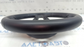Naked steering wheel VW Jetta 22-26 black leather, without buttons and trim, scratches, dents