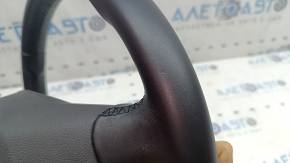Naked steering wheel VW Jetta 22-26 black leather, without buttons and trim, scratches, dents