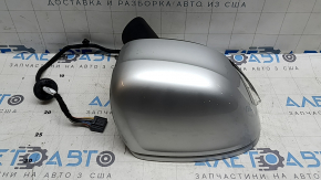 Right side mirror assembly Volvo XC60 18-26 14 pins, turn signal, auto-dimming, heated, BSM, silver, scratches, bumps