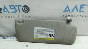 Left sun visor for VW Jetta 19-26, gray, without hook, without backlight, dry-cleanable