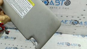Left sun visor for VW Jetta 19-26, gray, without hook, without backlight, dry-cleanable