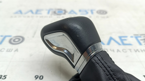 Volvo XC60 20-21 T5, T6 gear knob, black leather, with cover, scuffs