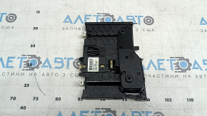 Volvo XC60 18-26 center console pocket box, black with chrome, scratches