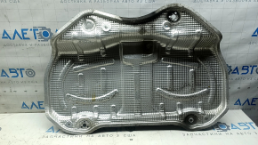 The muffler heat shield of the Audi A3 22-26 is crushed, the fasteners are corroded