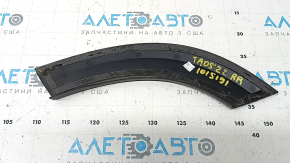 Rear right fender arch trim for VW Taos 22-25 on the door, structure, bump, scratches
