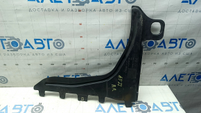 The rear right underbody protection of the Audi A3 22-26 is worn and torn
