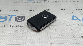 Volvo XC60 18-26 keyless key, 4 buttons, black, 433.92MHz, worn, scratched