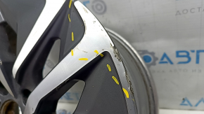 Wheel disk R17 x 7, 5J 5*114, 3 Honda Accord 18-22 type 3 hybrid with resonator 220 Hz, curb, for repair