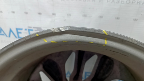 Wheel disk R17 x 7, 5J 5*114, 3 Honda Accord 18-22 type 3 hybrid with resonator 220 Hz, curb, for repair