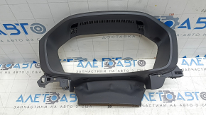 Instrument cluster frame Volvo XC60 18-26 black, without left plug