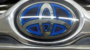 Radiator grill Toyota Highlander 20-26 without chamber with hybrid emblem, chrome, worn emblem