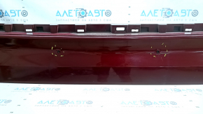 Front bare bumper Toyota Highlander 20-23 for parking sensors, red, scratches, non-factory holes