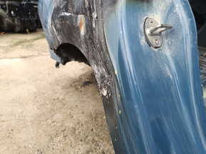 Quarter wing rear right VW Jetta 19-26 on the body, blue, dented, burnt
